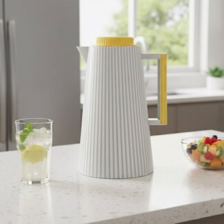 SIN STOCK # JARRA TERMICA 1 LITRO RAYADA GRIS WALPLO