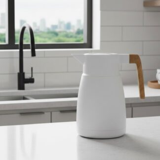 JARRA TERMICA 1 LITRO LISA BLANCA WALPLO