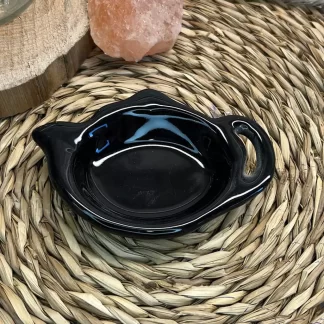 TETERITA - PORTA SAQUITOS DE TE NEGRA CERAMICA "TANDIL"