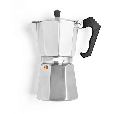 CAFETERA MINI EXPRESO 12 TAZAS ALUMINIO (SIMIL VOLTURNO)
