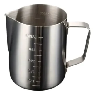 JARRA LECHERA P/ MAQUINA - 600 C.C. ACERO INOX. AMEP
