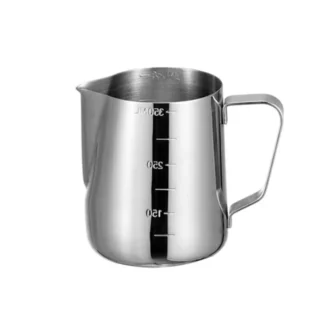 JARRA LECHERA P/ MAQUINA - 350 C.C. ACERO INOX. AMEP