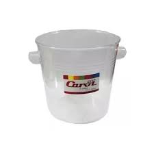 BALDE HIELO FAMILIAR ACRILICO C/ ASAS 15 X 15 X 11.5 CMS. DE BASE CAROL