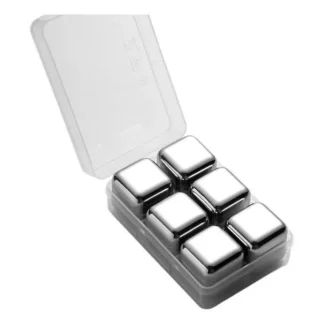 SET X 6 HIELOS ACERO INOX CR18482