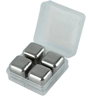 SET X 4 HIELOS ACERO INOX CR18481