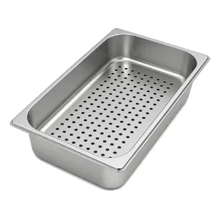 FUENTON GASTRONORM 1/2 6,5 CMS PERFORADO AC. INOX. Acermel