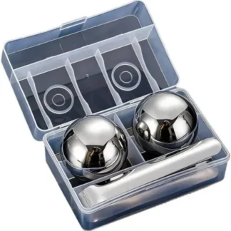 SET X 2 HIELOS REDONDOS + PINZA ACERO INOX CR18483