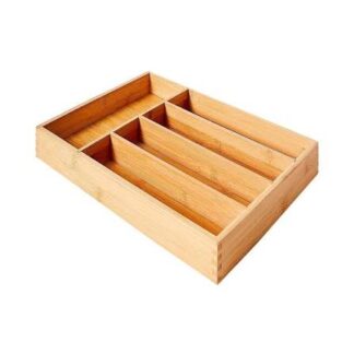 CUBIERTERO (PORTA CUBIERTOS) BAMBOO EXTENSIBLE 39 X 36 CM