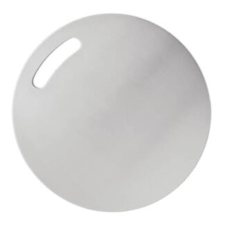 TABLA PICAR REDONDA DIAM 30 CMS ACERO INOX CAROL