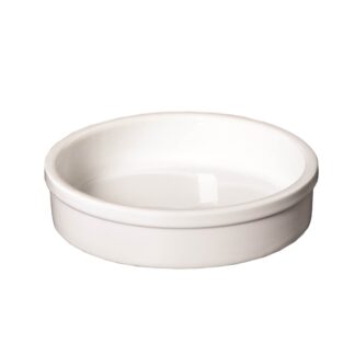 CAZUELA PORCELANA BLANCA 14 X 4 CMS. WALPLO