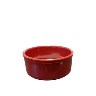 COCOTT/CAZUELA PLASTICA RECTA 7 X 3 CMS. C/BORDE TERRACOTA (230T PS) LINEA GE