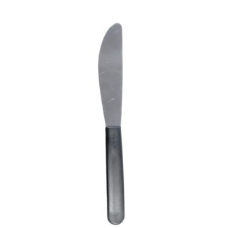 CUCHILLO / ESPATULA UNTAR MANGO PLASTICO NEGRO CAROL