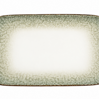 FUENTE RECTANGULAR 24 x 15 CM PORCELANA LINEA SPAZIO CAROL