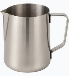 JARRA LECHERA 350 ML P/ MAQUINA AC. INOX. CRYSTAL ROCK