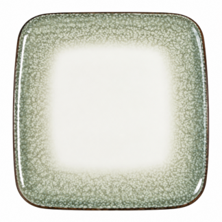 PLATO POSTRE CUADRADO 19 x 19 CM PORCELANA LINEA SPAZIO CAROL