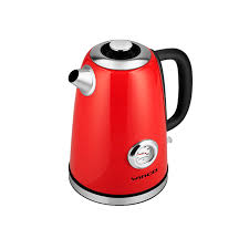 PAVA ELECTRICA RETRO ROJA 1,7 LTS C/VISOR TEMP WINCO